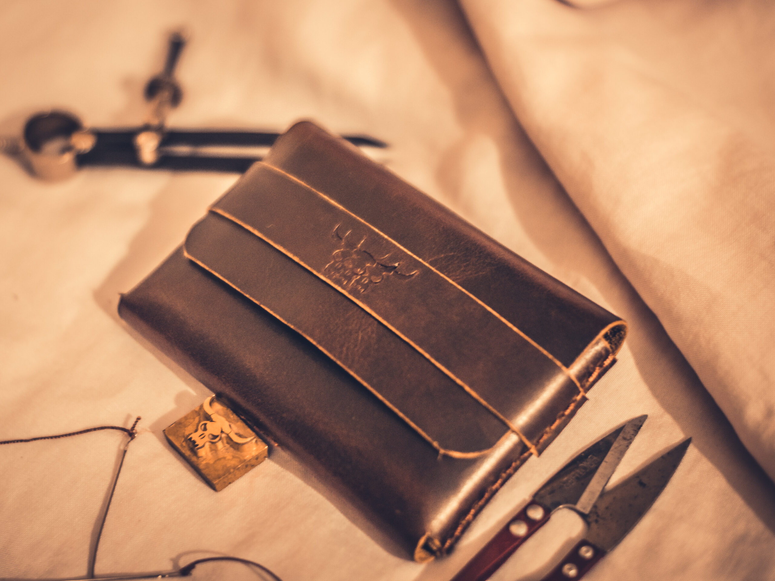 Three Headed Bull Pouch