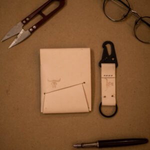 Alabaster Trifold Tucker & Keychain Combo